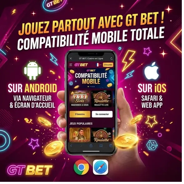 Compatibilité mobile Android et iOS